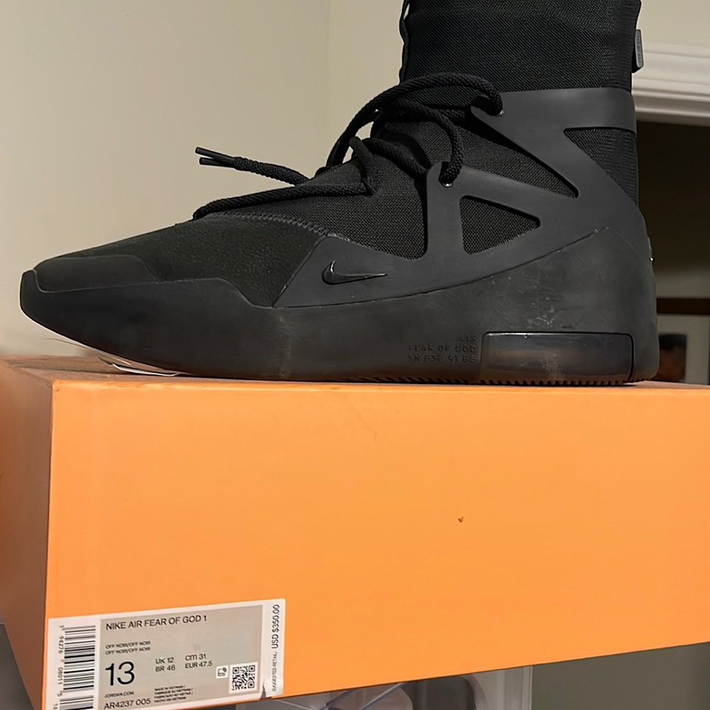 Brand new fear of god Nikes